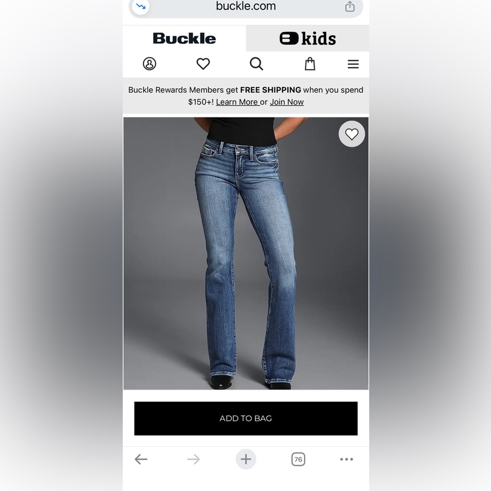 Buckle Black midrise bootcut style #53 | 25x32 - Picture 11 of 12